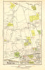 GREENFORD.Perivale,West Ealing,Hanwell,Elthorne Heights,Drayton Green 1923 map