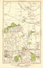 LONDON.Alperton,Brentham,North West Ealing Common Broadway,Park Royal 1923 map