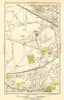 ACTON. Park Royal, Stonebridge Park, Harlesden, Old Oak Lane 1923 map