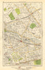 NOTTING HILL.Bayswater,Kilburn,Maida Vale,Westbourne Park,Queens Park 1923 map
