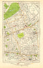 EAST END. Bow,Bromley,Limehouse,Old Ford,Poplar,Victoria Park,Stepney 1923 map