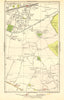 HESTON. Hounslow,Lampton,Norwood Green,Southall,North Hyde,Sutton 1923 old map