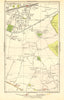 HESTON. Hounslow,Lampton,Norwood Green,Southall,North Hyde,Sutton 1923 old map
