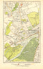LONDON. Brentford,Little Ealing,Northfields,Kew Bridge,South Ealing 1923 map