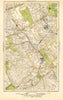 KENSINGTON. Earls Court, Fulham, Parsons Green, Walham Green 1923 old map