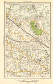 LONDON. Bermondsey, Peckham, Rotherhithe, Wapping, Surrey Docks 1923 old map