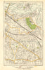 LONDON. Bermondsey, Peckham, Rotherhithe, Wapping, Surrey Docks 1923 old map