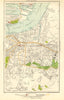 LONDON. North Woolwich,Plumstead,Gallions,Manor Way,Woolwich Arsenal 1923 map