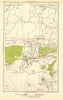 LONDON. Belvedere, Erith, Lessness Heath, Northumberland Heath 1923 old map
