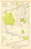 LONDON. Hounslow, Hounslow Heath, Whitton Park, New Hanworth 1923 old map