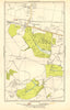 BEXLEY. Welling,Blackfen,Blendon,East Wickham,Upton,Halfway Street 1923 map