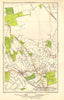 BROMLEY. Downham, Grove Park, Plaistow, Shortlands, Ravensbourne 1923 old map