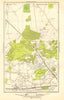 LONDON.Bickley,Elmstead,Widmore,Mottingham,Chislehurst,Chalkpit Wood 1923 map