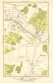 SIDCUP.Foots Cray, St Paul's Cray, Queen's Hospital Frognal(Q Mary's) 1923 map