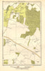 JOYDEN'S WOOD. North Cray, Foot's Cray, Ruxley, Swanley 1923 old antique map