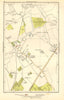 CHEAM. Stoneleigh; Worcester, Morden Common, Motspur Park,West Barnes 1923 map