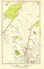 SUTTON. Benhilton, North/Lower Morden Park, Cheam, St Helier; Surrey 1923 map