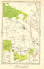 SURREY. Beddington Lane, Coldharbour, Sandhills, Waddon, Ampere Way 1923 map