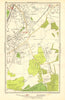 CROYDON.Addiscombe,South Norwood/Junction,Woodside,Shirley,Elmers End 1923 map
