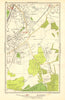 CROYDON.Addiscombe,South Norwood/Junction,Woodside,Shirley,Elmers End 1923 map
