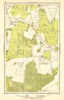 LONDON. Upper Elmers End, West Wickham, Eden Park, Spring Park 1923 old map