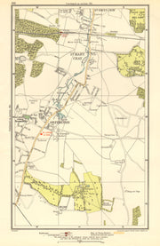 ORPINGTON. St Mary Cray, St Paul's Cray, Broom Hill, Goddington 1923 old map