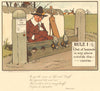 GOLF. Charles Crombie. RULE I(g). Out of bounds. Original 1905 old print