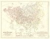 EUROPE & ASIA.River systems.Drainage basins.Volga Ganges Danube Rhine 1850 map