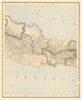 DUTCH EAST INDIES.Indonesia.West Central JAVA. Bandung. DORNSEIFFEN 1892 map