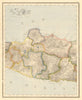 DUTCH EAST INDIES. Indonesia. JAVA. Yogyakarta Semarang. DORNSEIFFEN 1892 map