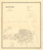 DUTCH EAST INDIES. Indonesia. Blitong Belitung Billiton. DORNSEIFFEN 1892 map