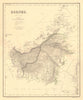 DUTCH EAST INDIES. BORNEO.Kalimantan Sarawak Sabah Brunei.DORNSEIFFEN 1892 map
