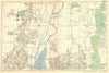 TOTTENHAM WALTHAMSTOW EDMONTON.Chingford,Hale End,Epping Forest.BACON 1902 map