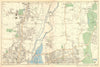 TOTTENHAM WALTHAMSTOW EDMONTON.Chingford,Hale End,Epping Forest.BACON 1902 map