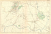 HARROW WEMBLEY BRENT.Sudbury,Greenford,Northolt,Kenton,Alperton.BACON 1902 map