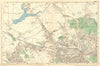 HAMPSTEAD WILLESDEN.Cricklewood,Golders Green,Kilburn,Belsize Pk.BACON 1902 map