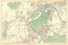 RICHMOND/HOUNSLOW.Kew,Isleworth,Brentford,Spring Grove,Mortlake.BACON 1902 map