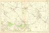 CHISLEHURST.Eltham,Mottingham,Bromley,Sidcup,Foots Cray,Catford.BACON 1902 map