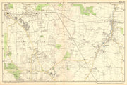 BROMLEY & ORPINGTON.Hayes,Petts Wood,Keston,St Paul's Mary Cray.BACON 1902 map