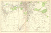 SOUTH CROYDON. Carshalton,Wallington,Waddon,Beddington,Purley.BACON 1902 map