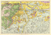 SOUTH EAST LONDON GEOLOGICAL. Kent Greenwich Bexley Bromley &c. BACON 1902 map
