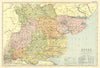 ESSEX. County map. Parliamentary constituencies divisions. Railways. BACON 1902