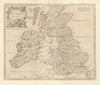 Roman Britain. 'BRITANNIA ROMANA' by ROBERT MORDEN. Camden's Britannia 1772 map