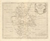 Bedfordshire. 'BEDFORD SHIRE' by ROBERT MORDEN from Camden's Britannia 1772 map
