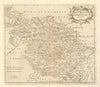 WEST RIDING OF YORKSHIRE. by ROBERT MORDEN from Camden's Britannia 1772 map