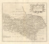 NORTH RIDING OF YORKSHIRE. by ROBERT MORDEN from Camden's Britannia 1772 map