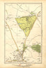 BARNET.Monken Hadley,Wrotham Park,Kitts End,Dancer's Hill,Ganwick Cnr 1928 map