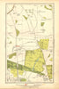 ENFIELD CHASE. Cockfosters, Hadley Wood, New Barnet, Beech Hill Park 1928 map