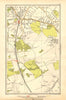 OXHEY. Bushey, Watford, Carpender's Park, Merry Hill 1928 old vintage map