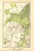 CHINGFORD.Woodford Wells,Epping Forest,Sewardstonebury,Suffield Hatch 1928 map